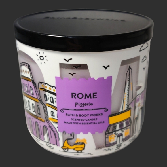 Bath & Body Works Other - Bath and Body Works Rome PIZZERIA 14.5 Oz 3 Wick Candle 🍕